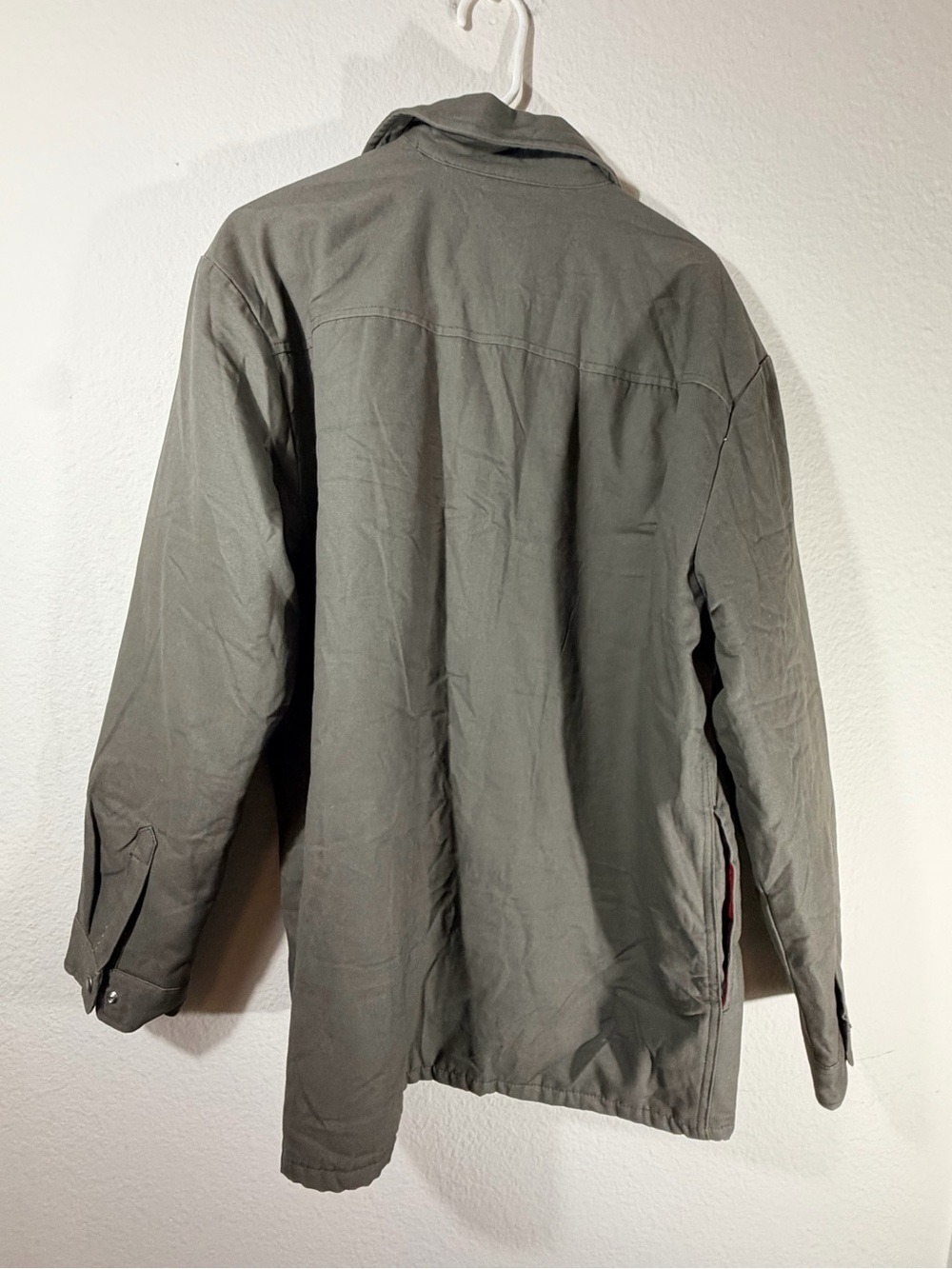 Dickies Men's Large Canvas Shirt Jacket Quilted Flannel Lined - Picture 7 of 7